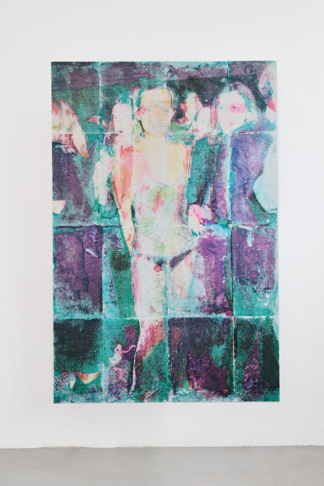 Kate, 2024; Acetone transfer on drawing paper. © Gina Bolle