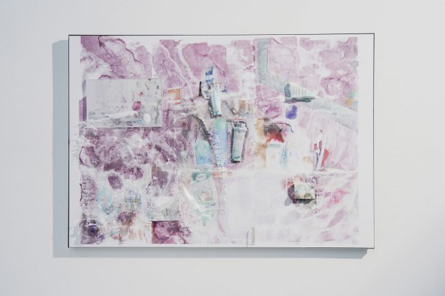 Evidence II, 2022, © Gina Bolle Acetone transfer