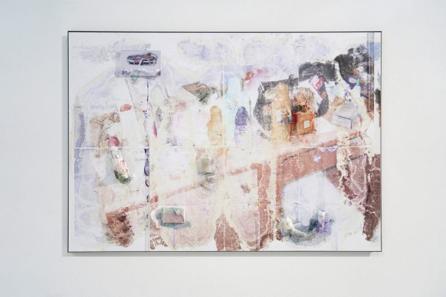 Evidence I, 2022, © Gina Bolle Acetone transfer
